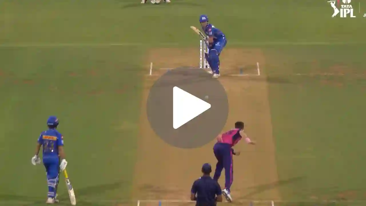 [Watch] After Rohit & Naman, Lightning Boult Strikes Against Dewald Brevis